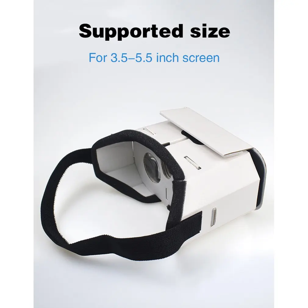 Diy Портативные Очки виртуальной реальности Google Cardboard 3D очки Vr для 4-6 дюймовых смартфонов