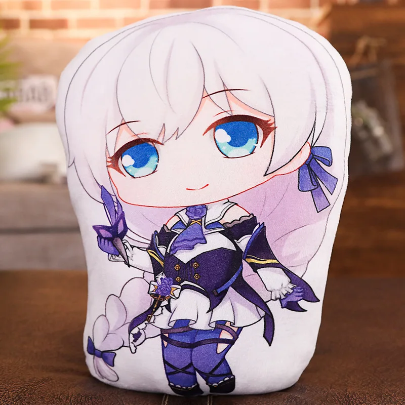 Honkai Impact 3 Подушка игрушка игра MmiHoYo Kiana Kaslana Райден Мэй короткая плюшевая кукла