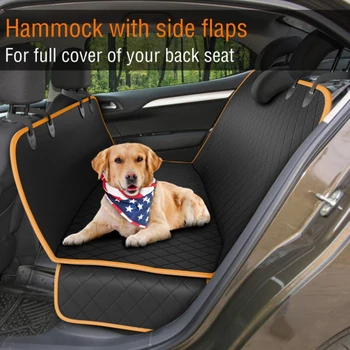 

Dog Carriers Waterproof Rear Back Pet Dog Car Seat Cover Mats Hammock Protector with Safety Belt Transportin Perro