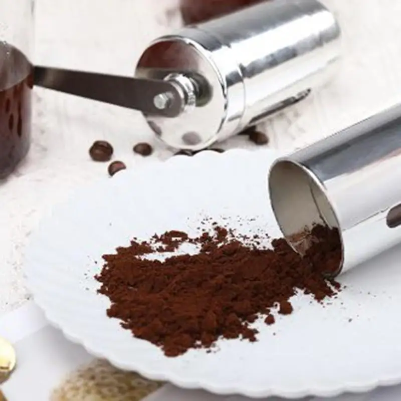 Нержавеющая сталь мини-Кофемолка Руководство кофе в зернах семена специй мельница