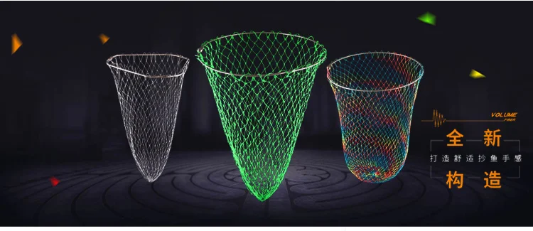 Копировальная струнная сумка из нержавеющей стали, двойная линия Dyneema, фазана, посадочная сетка, головка, твердая, углубленная, складная, осетровая, большие вещи, Dip Ne