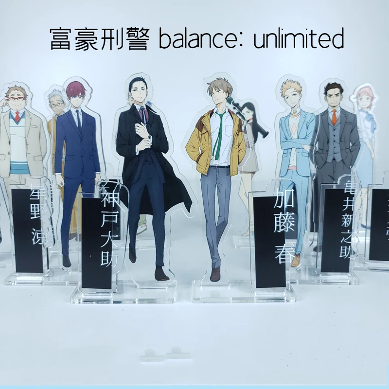 

Fugou Keiji: Balance:UNLIMITED Kato Haru Kanbe Daisuke Anime Cosplay Stand Figure Acrylic Model Standing Figures Card Decor Toy