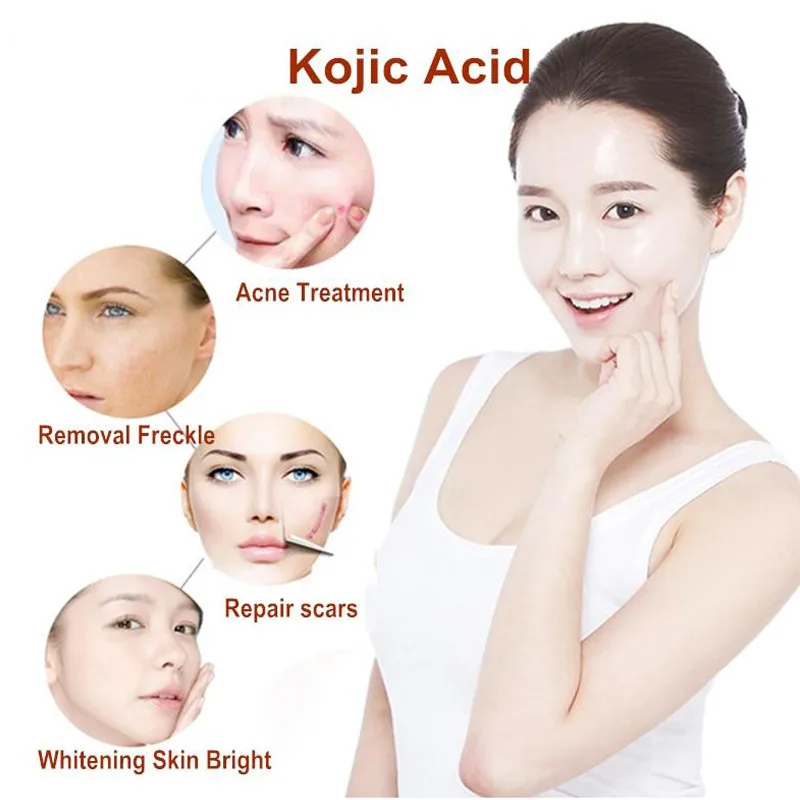 20g Kojic Acid Face Care, Pur 99 Kojic Acid, Acné, Taches de