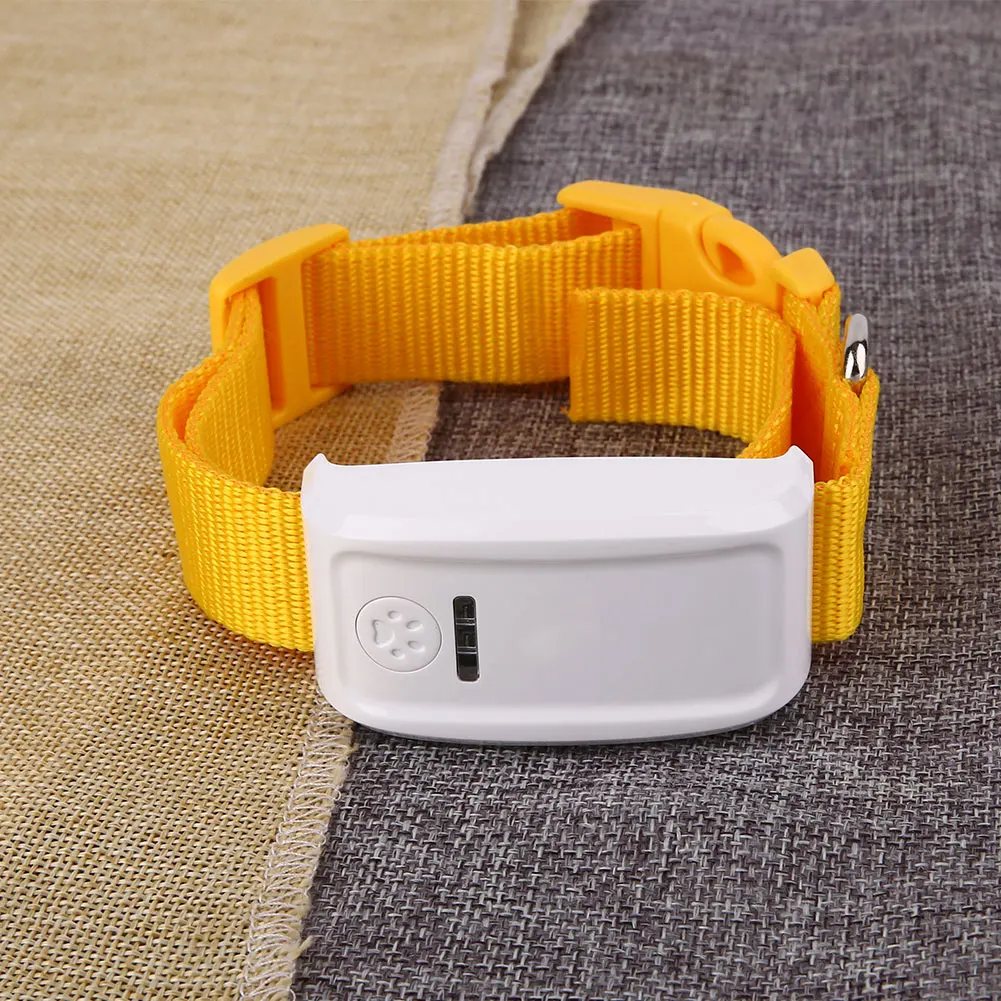 Yellow TK-909 Mini GPS Real Time Tracker Locator Finder For Pet Dog Cat Cow Package - Color: Yellow