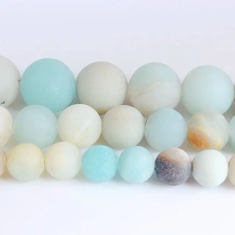 

Lanli Natural Jewelry Grinding Amazon matte circular loose beads 4/6/8/10/12 mm suitable for jewelry DIY Bracelet production