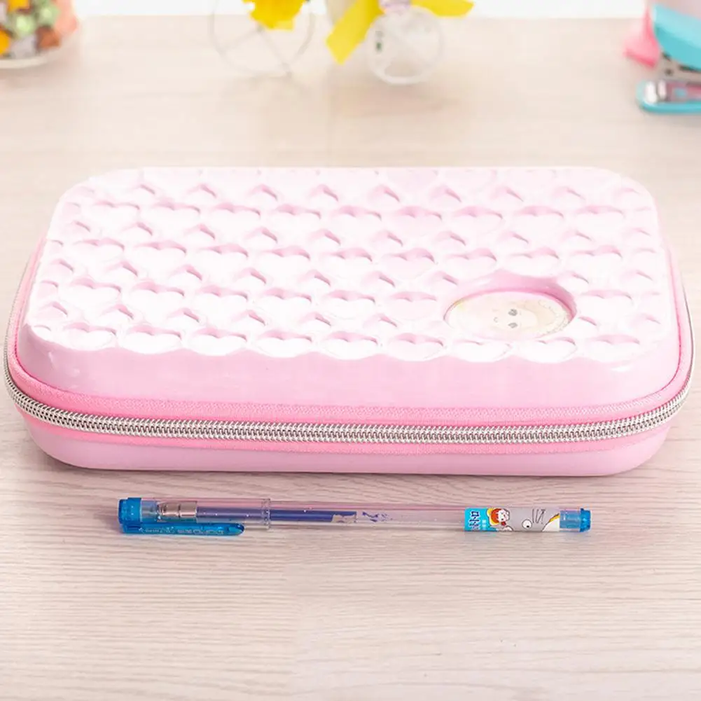 

Innovative Stationery Box Waterproof Non-slip Large Capacity Pencil Case for Girl Student