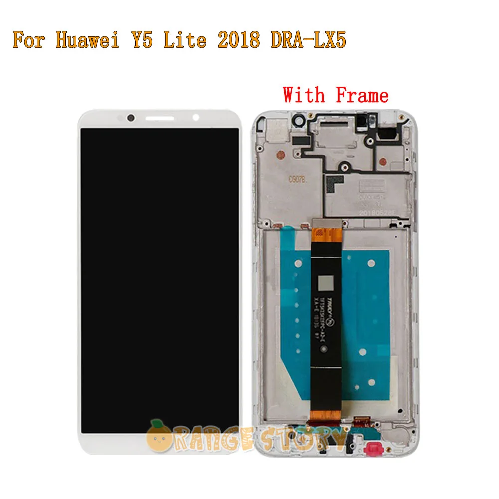 Для Y5 lite 2018 полный жк дисплей датчик сенсорный экран дигитайзер в сборе рамка для