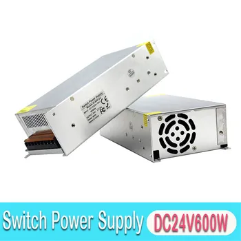 

DC24V Power Supply 25A 600W Switch Power Adapter Driver Transformers 220V 110V AC to DC 24V SMPS For Led Light Lamp 3D Printer