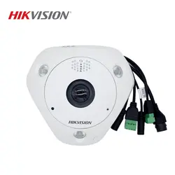 HIKVISION DS-2CD6362F-IVS китайская версия 6MP Fisheye View водостойкая ip-камера поддержка SD карта/PoE/IR ONVIF