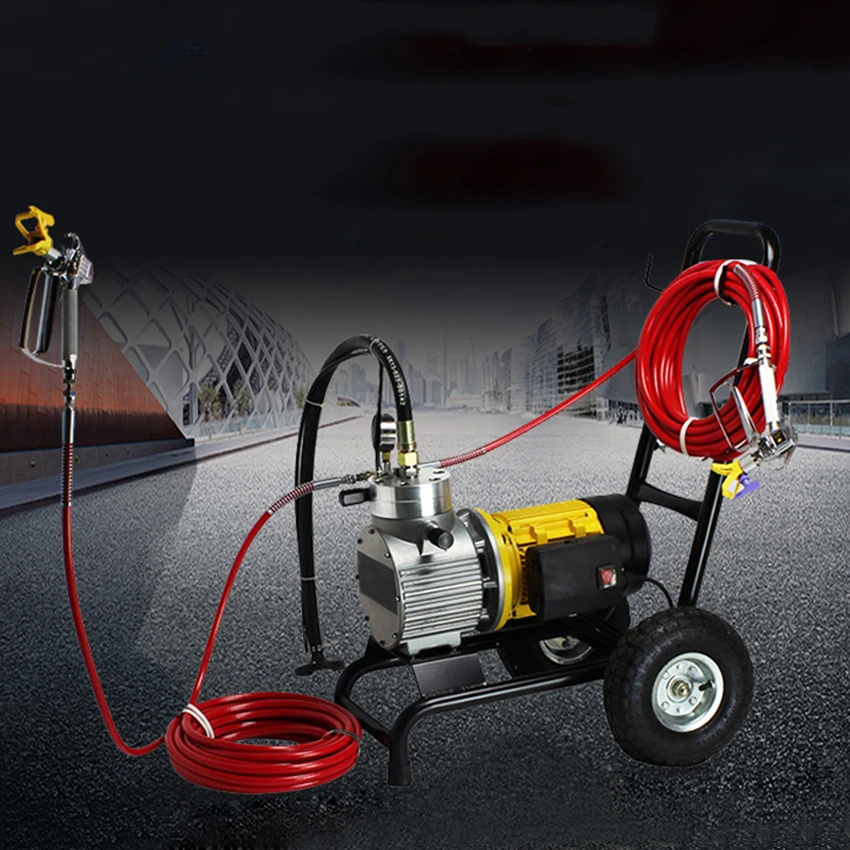 960 model Electric High Pressure Airless Paint Sprayer Painting Machine 12L flow with double spray gun | Инструменты
