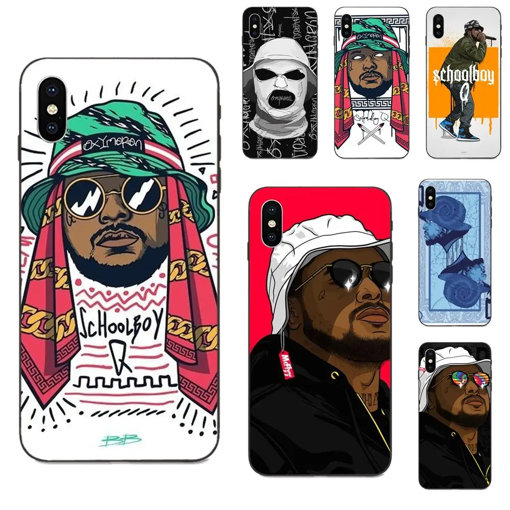 Хип хоп школьник Q Flexibles для Apple iPhone 4 4S 5 5S SE 6 S 7 8 Plus X XS Max XR пара специальное