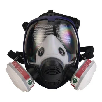 

Paint Respirator Gas Mask Chemical Dustproof Pesticides Filter Mask Fire Fighter Eye Mask Training Mask Respirator