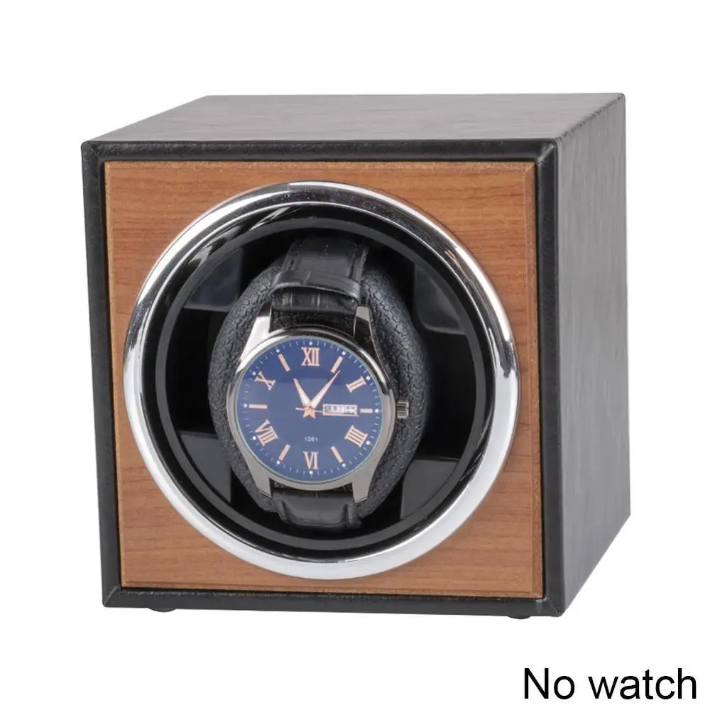 Watch Winder For Automatic Watches New Version 4+6 Wooden Accessories Box Storage Collector 3 Rotation Mode Single | Наручные часы