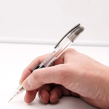 

Cute Side Press Automatic Pencils Creative Transparent Mechanical Pencil With Erasers For Kids Gifts School Office Stationery