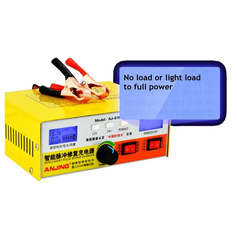 Горячая Автоматическая интеллигентая(ый) Пульс Ремонт Тип 12 V/24 V 400Ah автомобиля Батарея Зарядное устройство Aj-618
