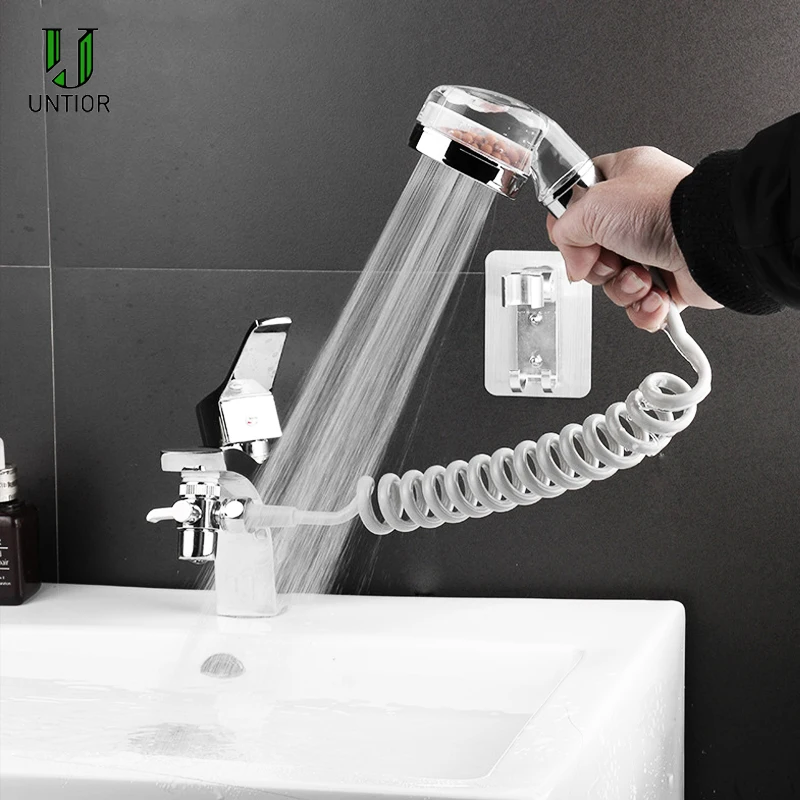 

UNTIOR Bathroom Water Faucet External Shower Wash Hair Water Tap Hose Head Kitchen Household Defence Splash Nozzle Shower Head