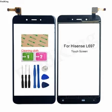 Touch Screen For Hisense L697 Touch Panel Digitizer Touch Screen Sensor Front Glass Replacement Part Wipes