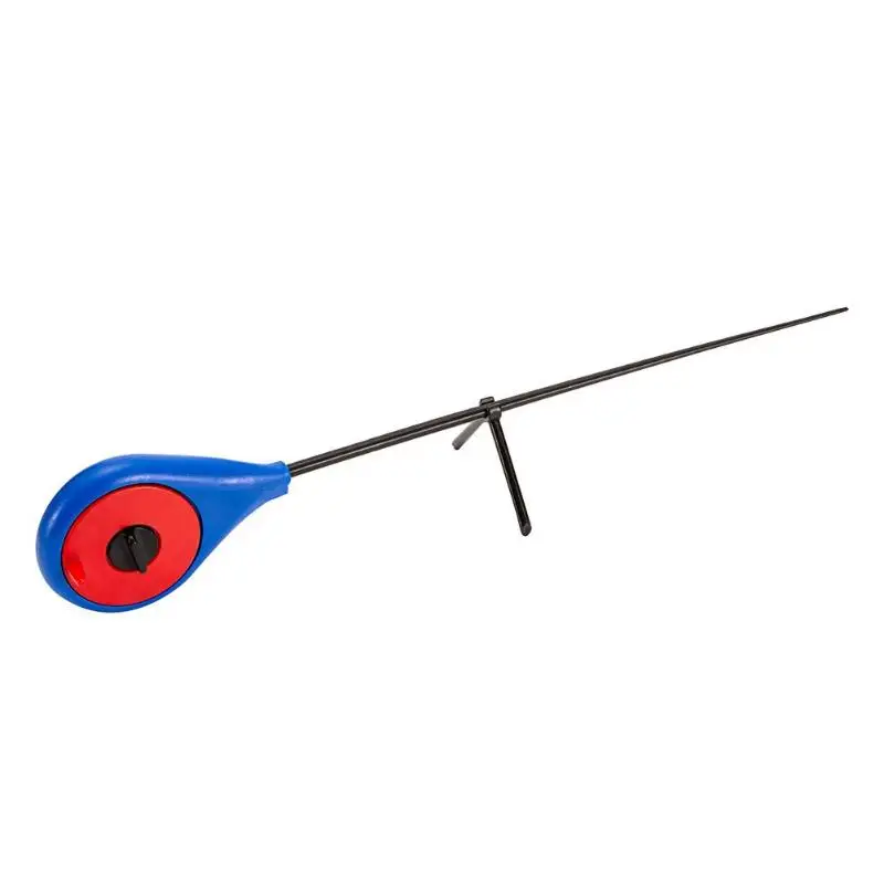 Синий Winter Ice Fishing Rods Portable Outdoor Fishing Pole Tool without Guide Top Ring Supplies Accessories - Цвет: Синий