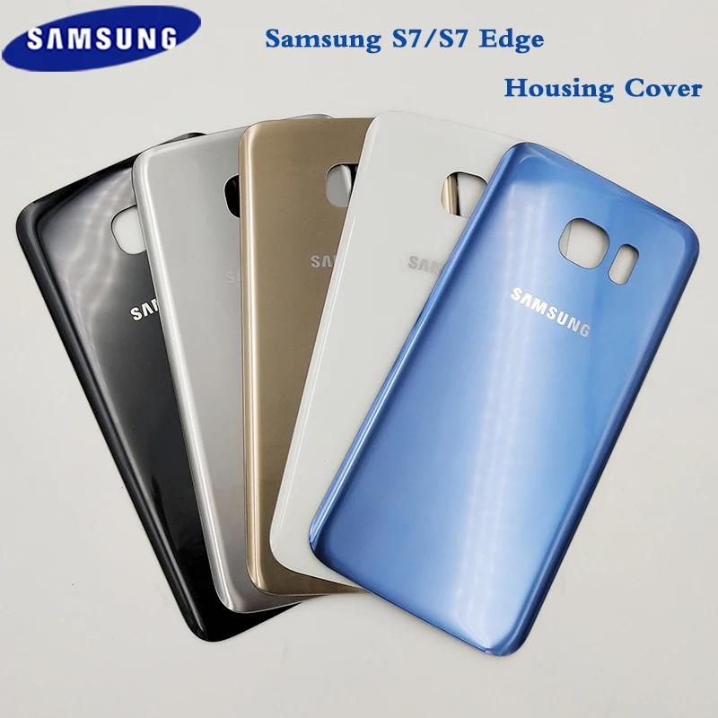 Задняя крышка батарейного отсека Samsung Galaxy S7 Edge G935 G930 стеклянная | Мобильные
