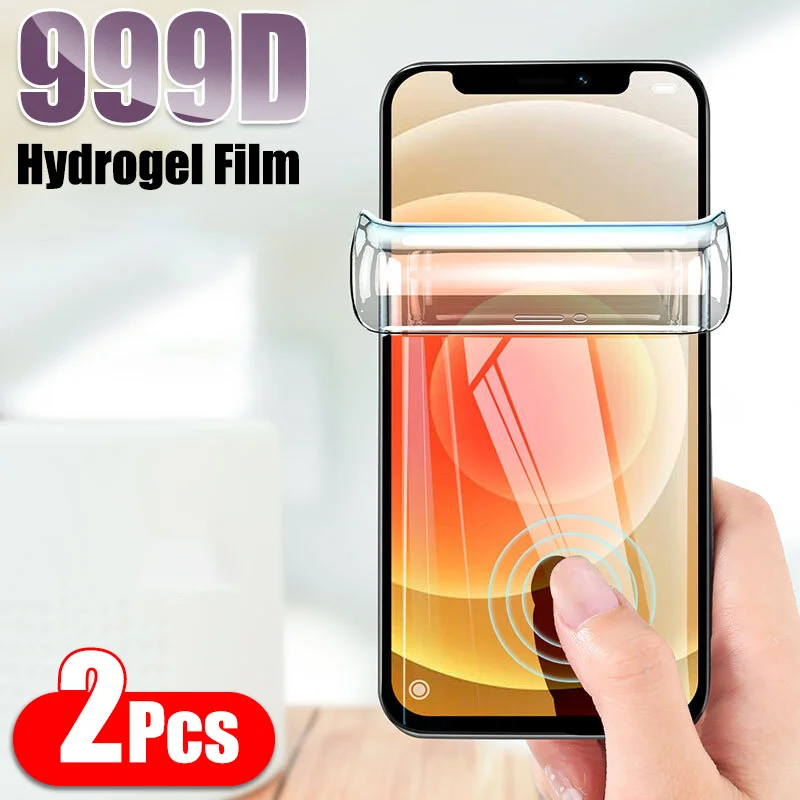 2 Pezzi Di Pellicola Idrogel Non In Vetro Per Iphone 12 Mini 11 Pro Xs Max X Xr Pellicola Salvaschermo Per Iphone Se 2020 7 8 6 6S Plus Pellicola Morb