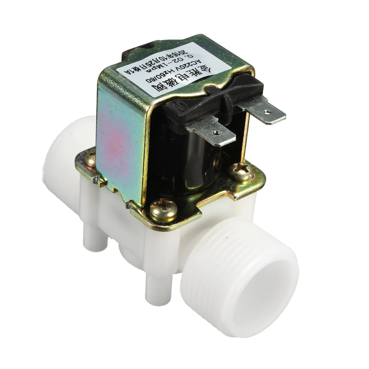 3/" Нормально закрытый соленоид для воды DC 12V DC 24V AC 220V электрический регулятор воды переключающее устройство