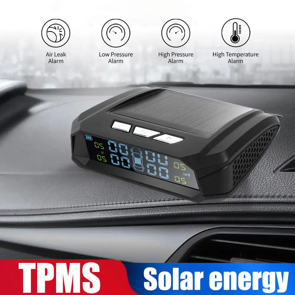 Система контроля давления в шинах TPMS 4 шт. датчик Автомобильный USB контроль давления в шинах Новая сигнализация высокой температуры