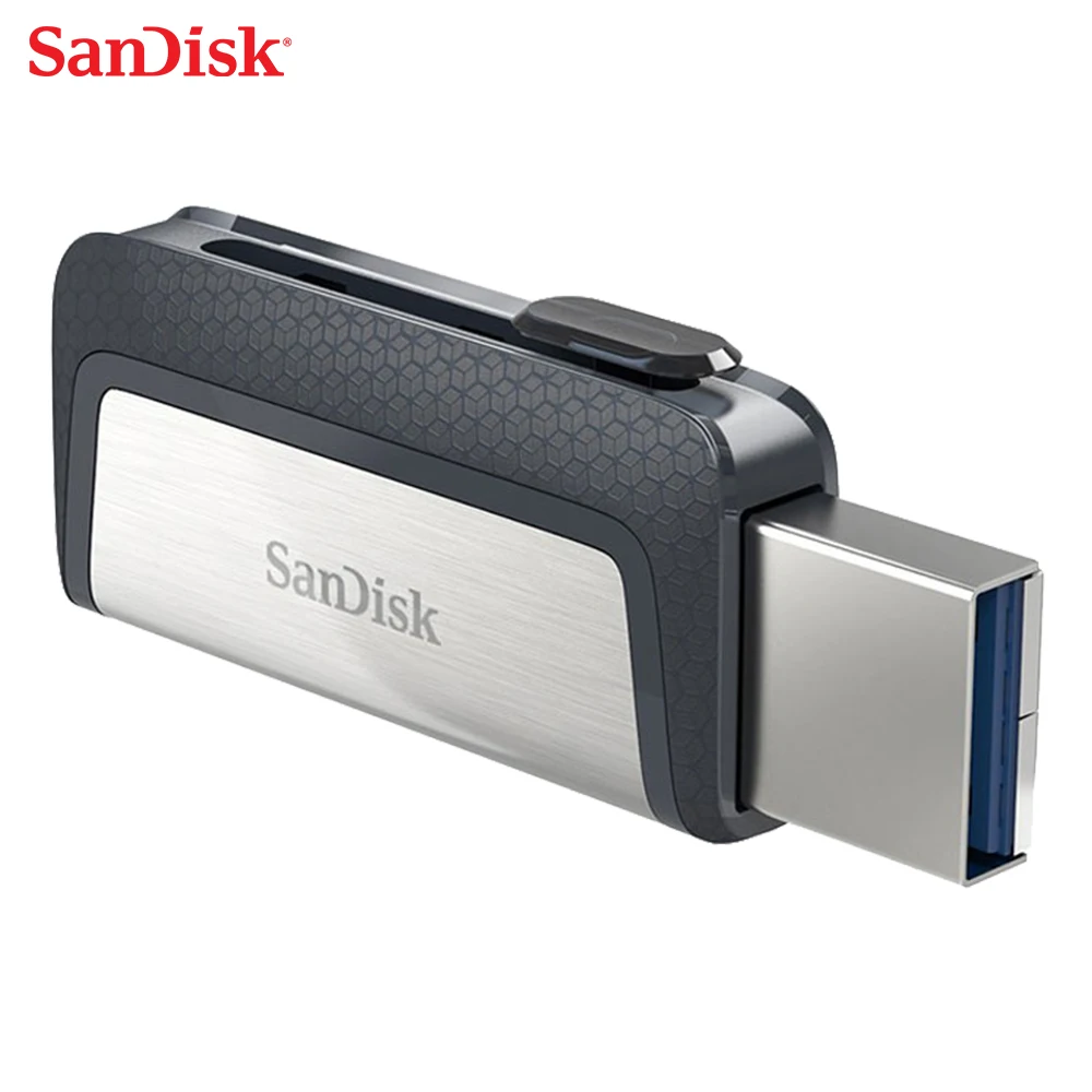 Sandisk Pendrive 32 Гб U Disk DUAL DRIVE USB Flash Drive 128 карта памяти Type C OTG 3 1 64 Высокое качество Usb Stick