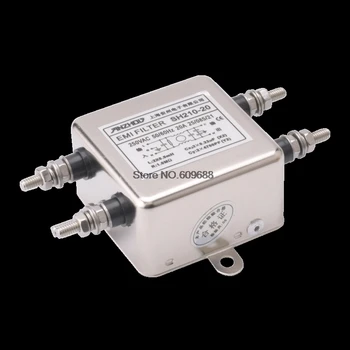 

Single-Phase EMI Power Filter 20A 250V SH210-20 Screw Mounting SH210-10 SH210-6