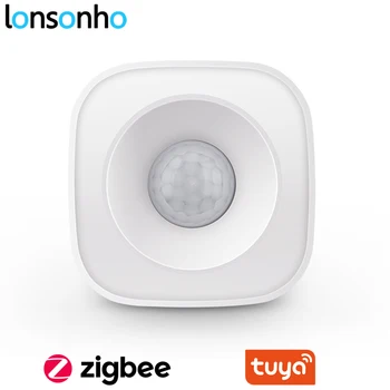 

Lonsonho Tuya Zigbee PIR Motion Sensor Infrared Movement Detector Compatible Tuya Zigbee Hub Smartlife Smart Home Automation