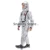 Zilveren Spaceman Jumpsuit Paar Astronaut Kostuum Dames