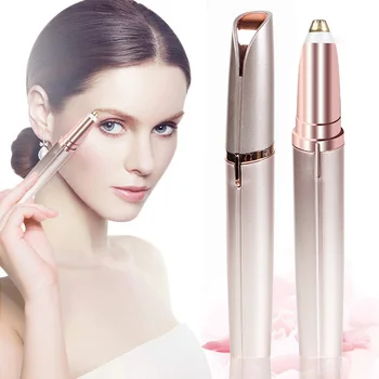 

Mini Eyebrow Electric Trimmer Women Eyebrow Shaver Instant Painless Face Brows Hair Remover Epilator Portable Razors