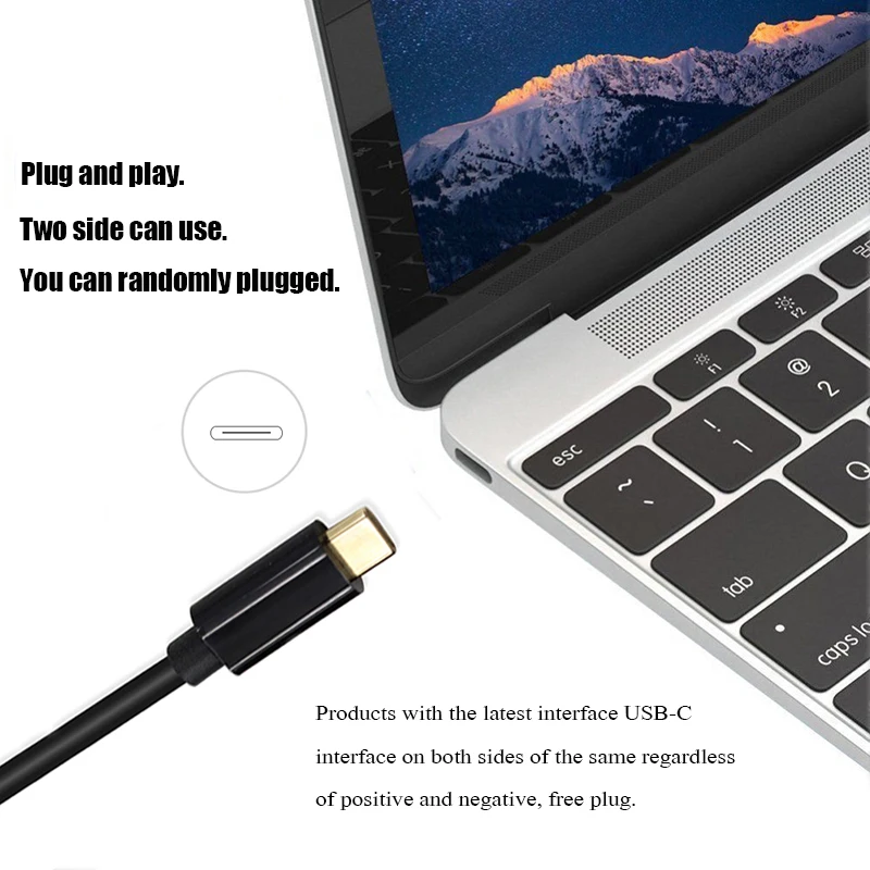 Тип c-видеокабель HDMI USB C USB 3,1 к HDMI Кабель 1,8 M 4K x 2K USB 3,1 к hdmi Поддержка 4K 1,8 метров usb c HDMI