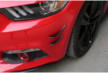 

Fit for Ford Mustang carbon fiber spoiler surrounded by large decorative exterior wind knife 15-17