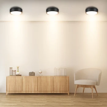 

110V 220V Led Downlights Surface Mounted Down Light Ultra Thin 5W 10W 15W Led Downlight for Living Room Led Ceiling Spot Light
