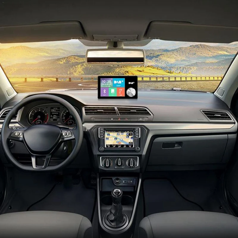 ABKT-Car Europe Dab Plus цифровой вещательный fm-приемник несколько музыкальных форматов с экраном 2,8 дюйма автомобильные аксессуары