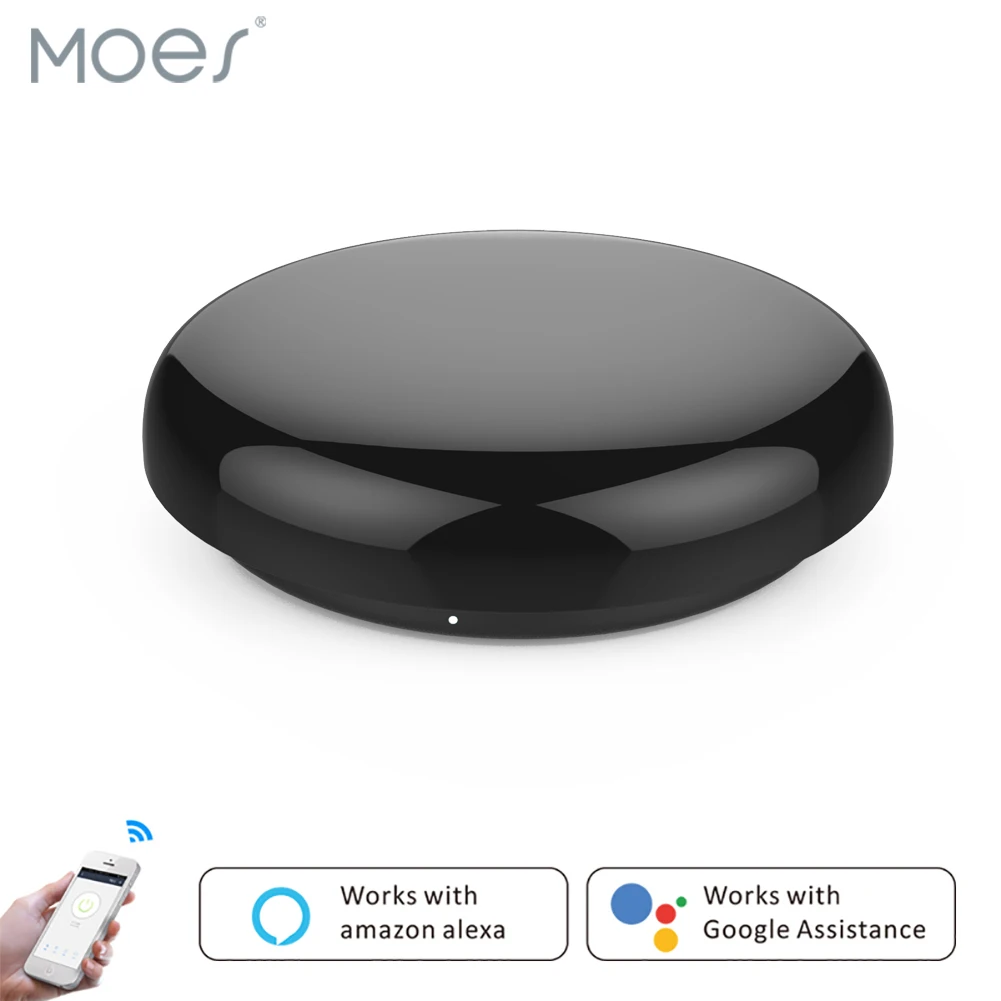 

WiFi IR Control Hub Smart Home Blaster Infrared Wireless Remote Control via Smart Life Tuya APP Work with Alexa Google Home
