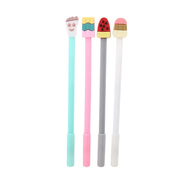 1 Pcs Lytwtw's Cute Kawaii Creative Ice Cream Gel Pen Children Office School Stationery Writing Supply Korea sweet pretty lovely |