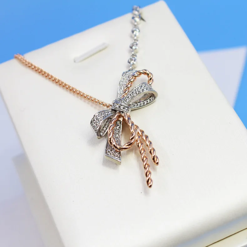 Горячая Марка медные ювелирные изделия для женщин Neckalce 2 цвета кулон Милая Мода Пляж партии ожерелье