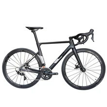JAVA VESUVIO – cadre de vélo de route en Fiber de carbone, 22 vitesses, poignée en carbone, frein à disque hydraulique, ensemble de groupe R7000, 105