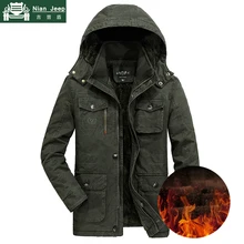 Плюс Размер 7XL 8XL военная зимняя верхняя одежда мужская куртка хлопок Толстая теплая ветровка мужские куртки шерстяная подкладка с капюшоном мужские парки