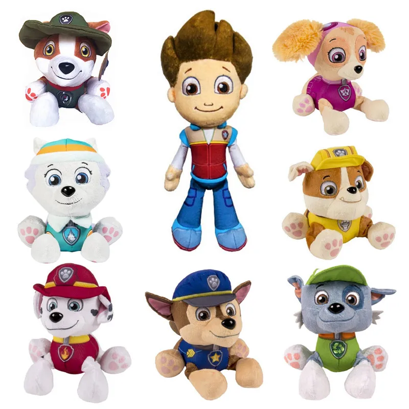 Paw patrol dog плюшевая игрушка psi Ryder Everest детская paw toy плюшевый мальчик девочка день