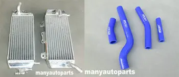 

aluminum radiator & blue hose FOR YAMAHA YZ450F YZF 450 2006 06