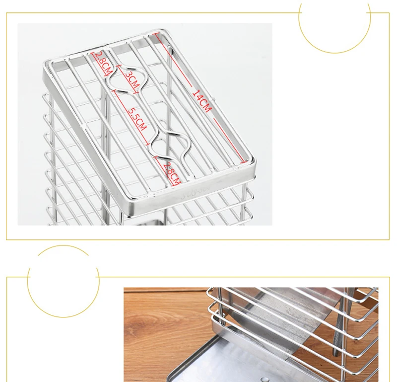 Stainless steel knife holder kitchen tool23