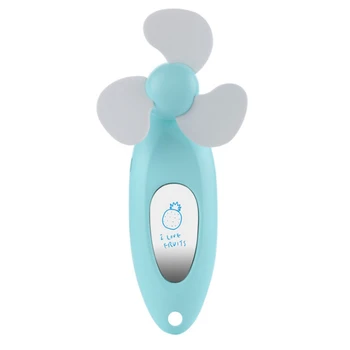 

Hand-Held Flashing Fan LED Light-Emitting Mini Mirror Fan Creative Handheld Fan