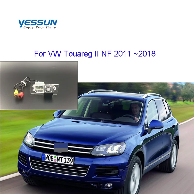Автомобильная камера заднего вида для Volkswagen VW Touareg II NF 7P MK2 2011 2012 2013 камера заднего вида