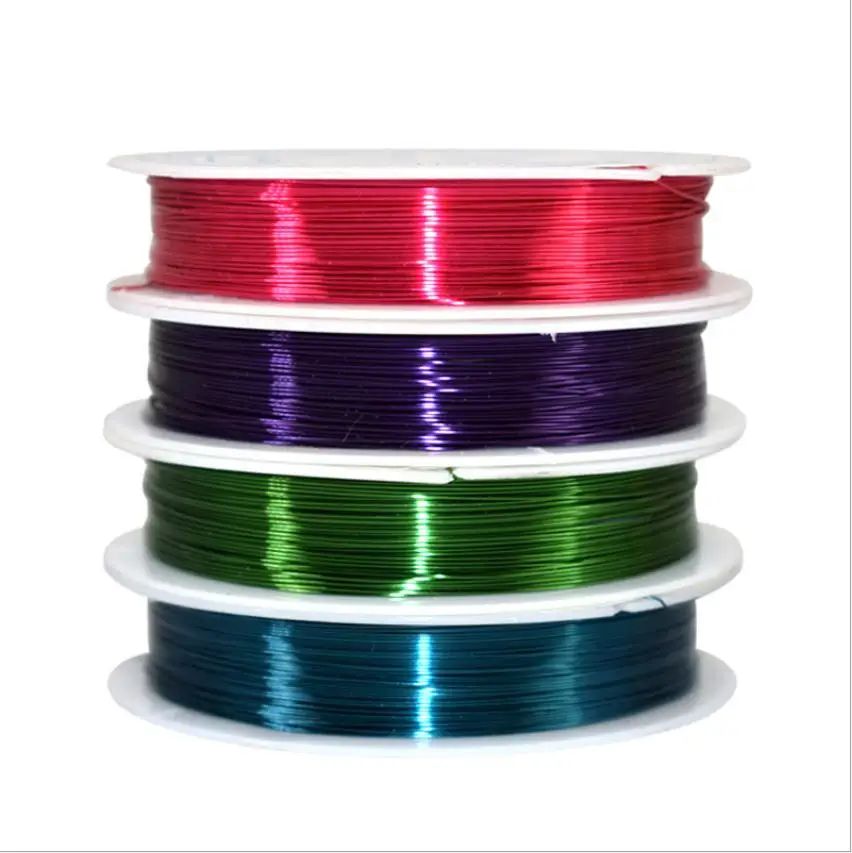 Yanqi Цветной Медный провод для браслета ожерелье серьги самодельные Украшения, Аксессуары Ювелирные изделия Ремесло Бисероплетение провода
