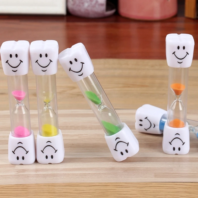 2 Minute Smileys Hourglass Kids Tooth Brushing Timer Clock Home Decor Alluring