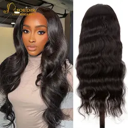 Body Wave Lace Frontal Wigs For Women Peruvian Body Wave Human Hair Wigs 150% Density Joedir Hair Transparent Lace Front Wigs