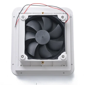

12V Ventilation fan Accessory Air Vent Exhaust Fan White Plastic Replace Replacement