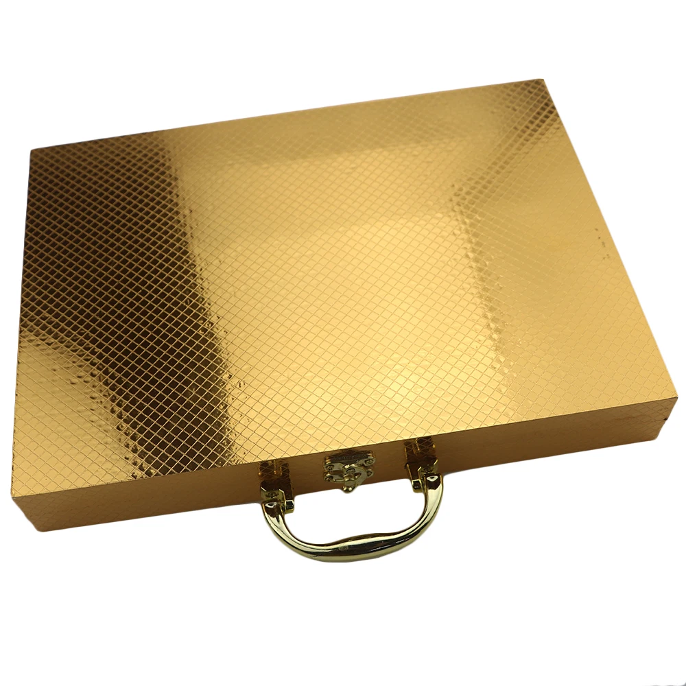 1pcs Gold Box A 24 шт. Радужный набор посуды роскошный зеркальный нож вилка ложка столовые приборы набор 304 нержавеющая сталь набор столовых приборов столовые приборы набор подарочная коробка - Цвет: 1pcs Gold Box A